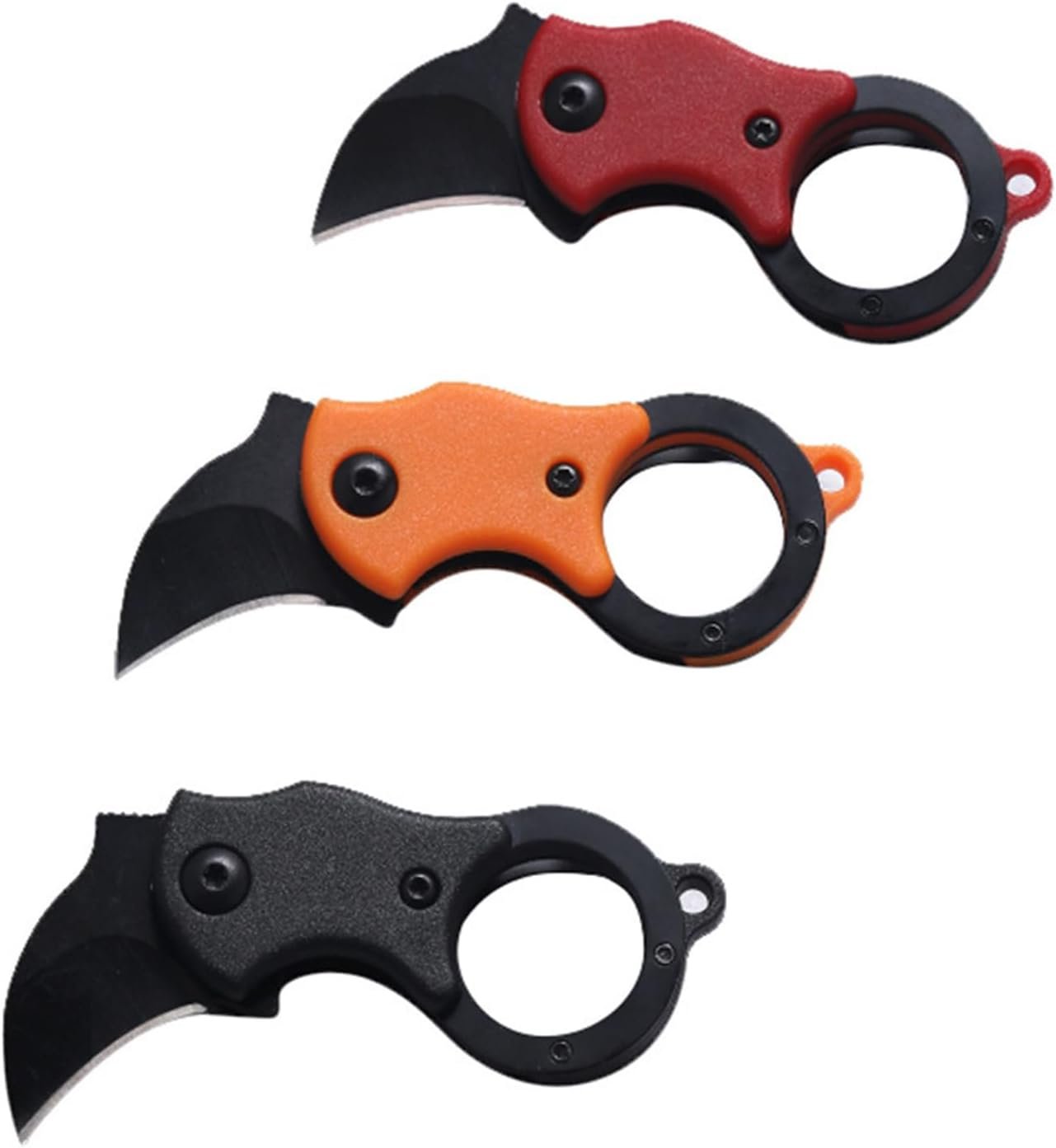 Mini Pocket Knife, Small Box Cutter and Safety Utility Knife with1.34inch Stainless Steel Blade, Portable Multitool Folding EDC Gadgets For Family, Ideal Every Day Carry, Red