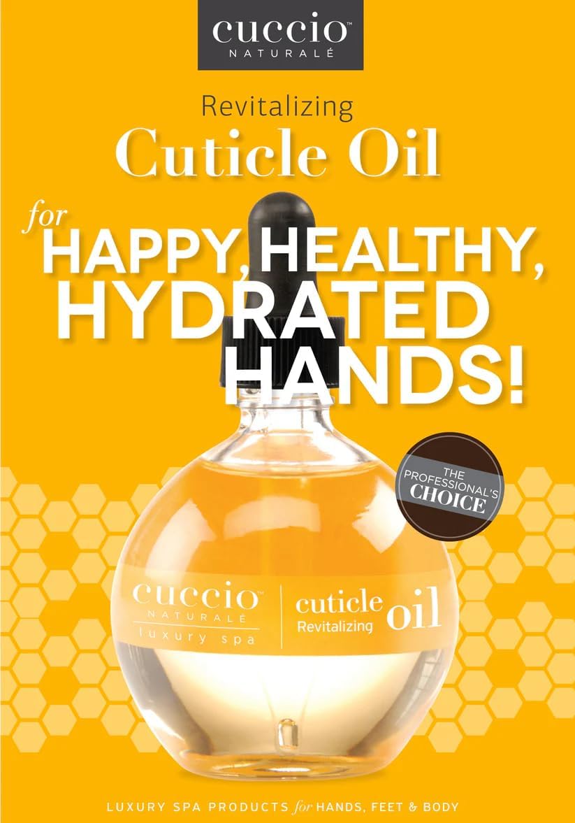 Cuccio Naturale Cuticle Revitalizing Oil - Hydrating Oil For Repaired Cuticles Overnight - Remedy For Damaged Skin And Thin Nails - Paraben And Cruelty-Free Formula - Milk And Honey - 75 ML