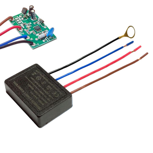 3 Way Touch Light Sensor Module - Lamp Dimmer, Touch Control Unit | -Level Light Switch Replacement for Bedside Lamp, Adjustable Brightness Module for Desk Repair, Smart Sensor