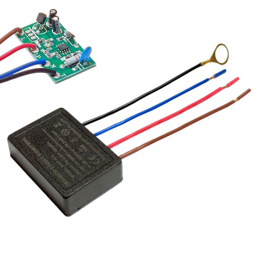 3 Way Touch Light Sensor Module - Lamp Dimmer, Touch Control Unit | -Level Light Switch Replacement for Bedside Lamp, Adjustable Brightness Module for Desk Repair, Smart Sensor