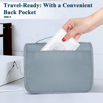 Zivacate Hanging Beauty Case, Waterproof Toiletry Bag for Women & Men, Portable Folding Makeup Bag