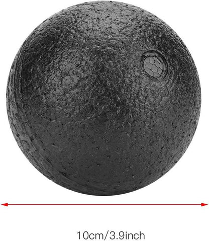 Culnflun Lacrosse Massage Ball, Yoga Roller Massage Ball for Back, Muscle Stress Relief Tool Yoga EPP Double Foam Ball for Myofascial Release, Trigger Point Therapy and Full Body Relax (10CM single ball)