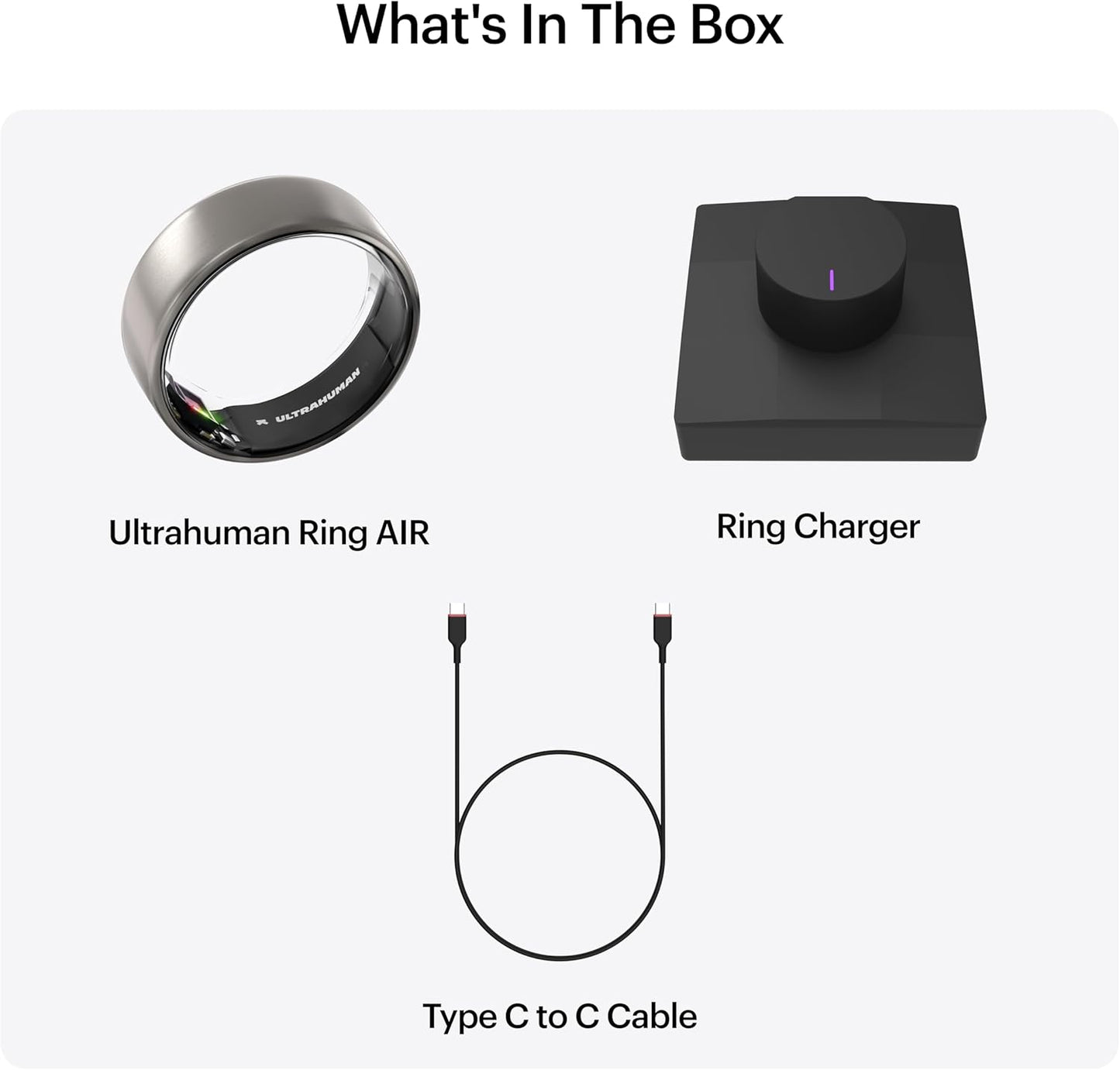 Ultrahuman Ring AIR-Smart Ring Activity Tracker, Size First with Ultrahuman Sizing Kit,Sleep Tracker,Smart Ring for Men/Women,Fitness Tracker