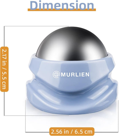 MURLIEN Ice Therapy Massage Roller Ball, Manual Massager for Trigger Point, Deep Tissue Massage, Alleviating Muscle Tension and Pain Relief, Suitable for Neck, Back, Shoulders, Arms, Legs, Thighs etc
