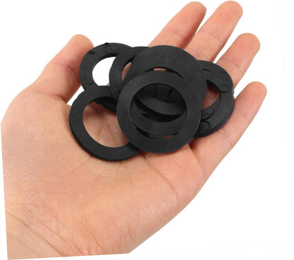 Abaodam 50pcs Weight Lifting Clamps Rubber Washers for Dumbbells and Barbells Secure Fit Strength Training Accessories for Home and Gym Workouts