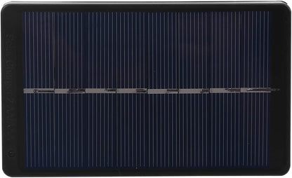 Solar Panel Charger AA AAA Battery Portable Lightweight Solar Battery Charger for Outdoor Travel Black 115x68x26mm