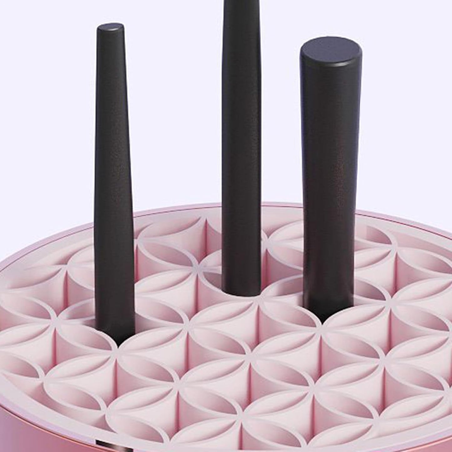 Makeup Brush Cleaner, Cosmetic Brush Cleaning Machine, 4.49x4.49x6.93 Inches Multifunctional Drying Tool, Quick Dry System, Brushes Hygiene Tools for Men, Women, Home and Outdoor