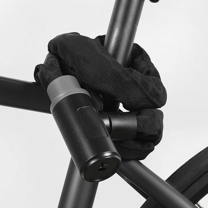 Bike Chain Lock, Mountain Bicycle Guard, 0.24x47.24 Inches High Security Anti-Theft Tool, Electric Vehicle and Scooter Locking Accessory, Safety Equipment for Commuting Storage