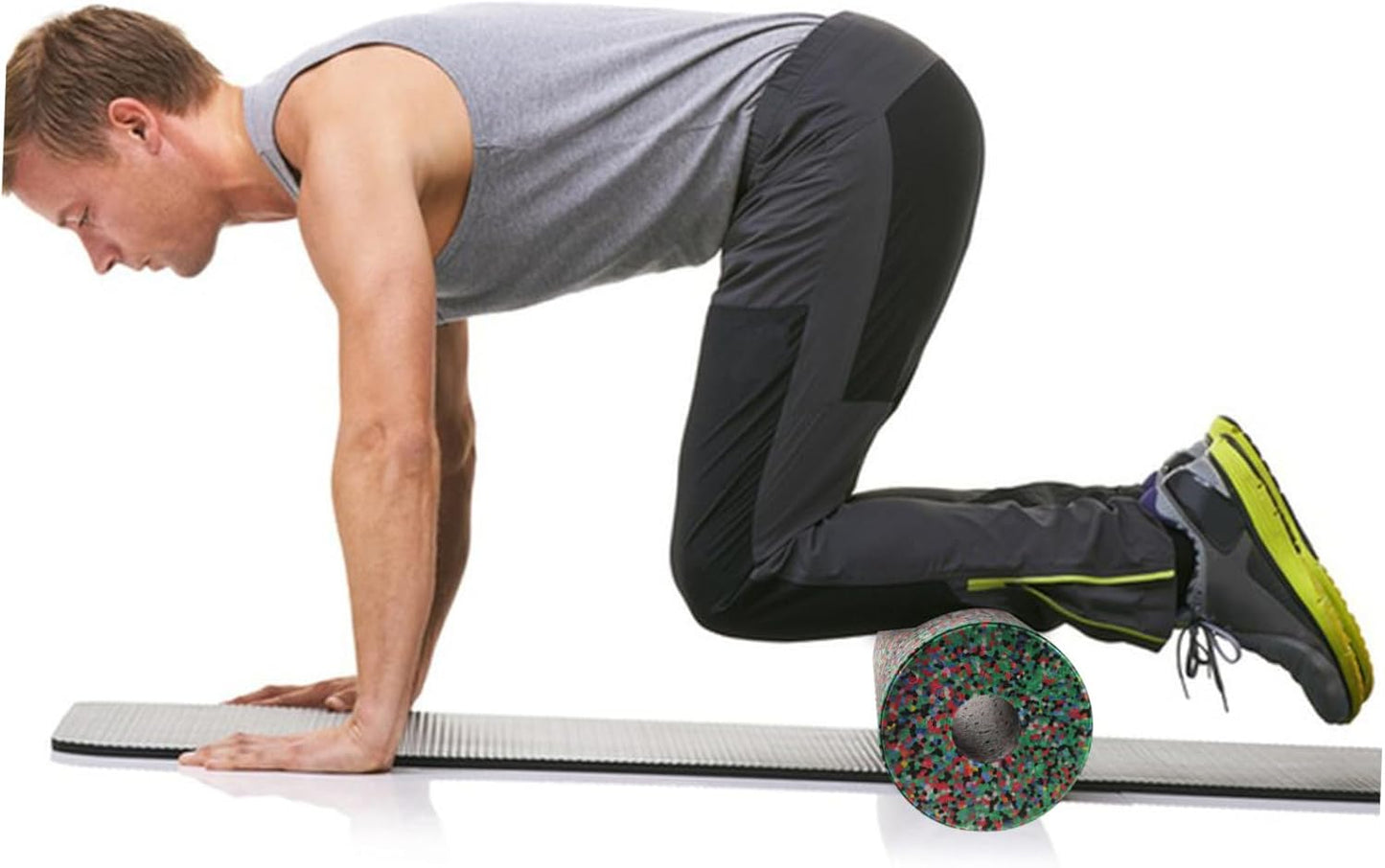 Toddmomy Schiuma per Muscolare Yoga Attrezzo Fitness Portatile per Rieducazione e Stabilizzazione Superficie Antiscivolo e Design Scanalato