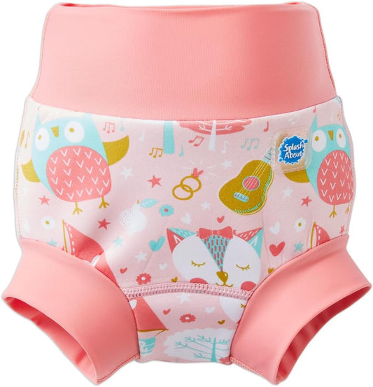 Splash About Happy Nappy Swim Diaper Owl & The Pussycat, 3-6 Months