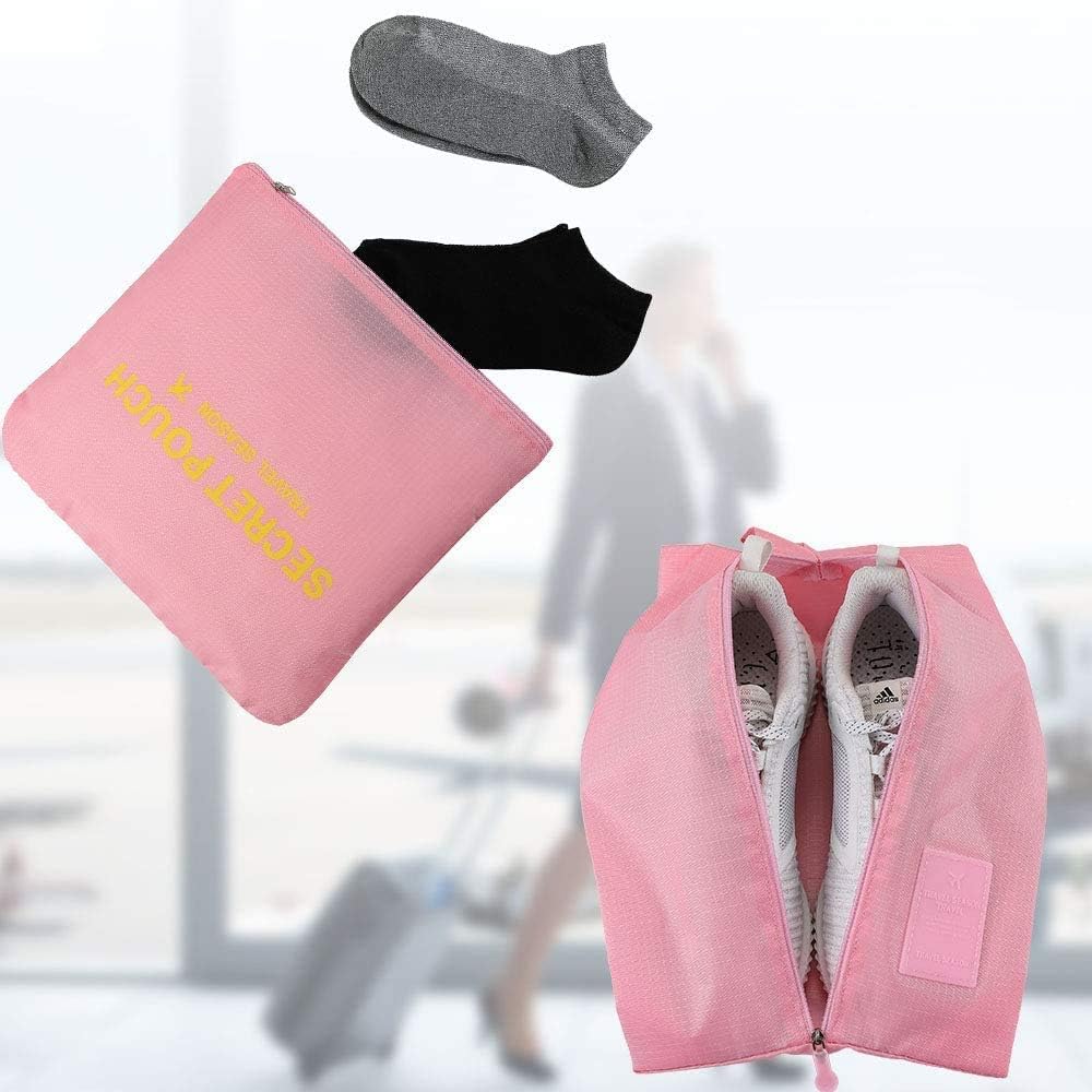 Set of Packing Cubes for Travel, 7 Pieces Luggage Suitcase Organizer, Compression Packaging Bags for Clothes Storage Bags