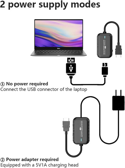 Transmitters Receiver 100ft Ranges 4K Decoding 1080P Output for Streaming Video