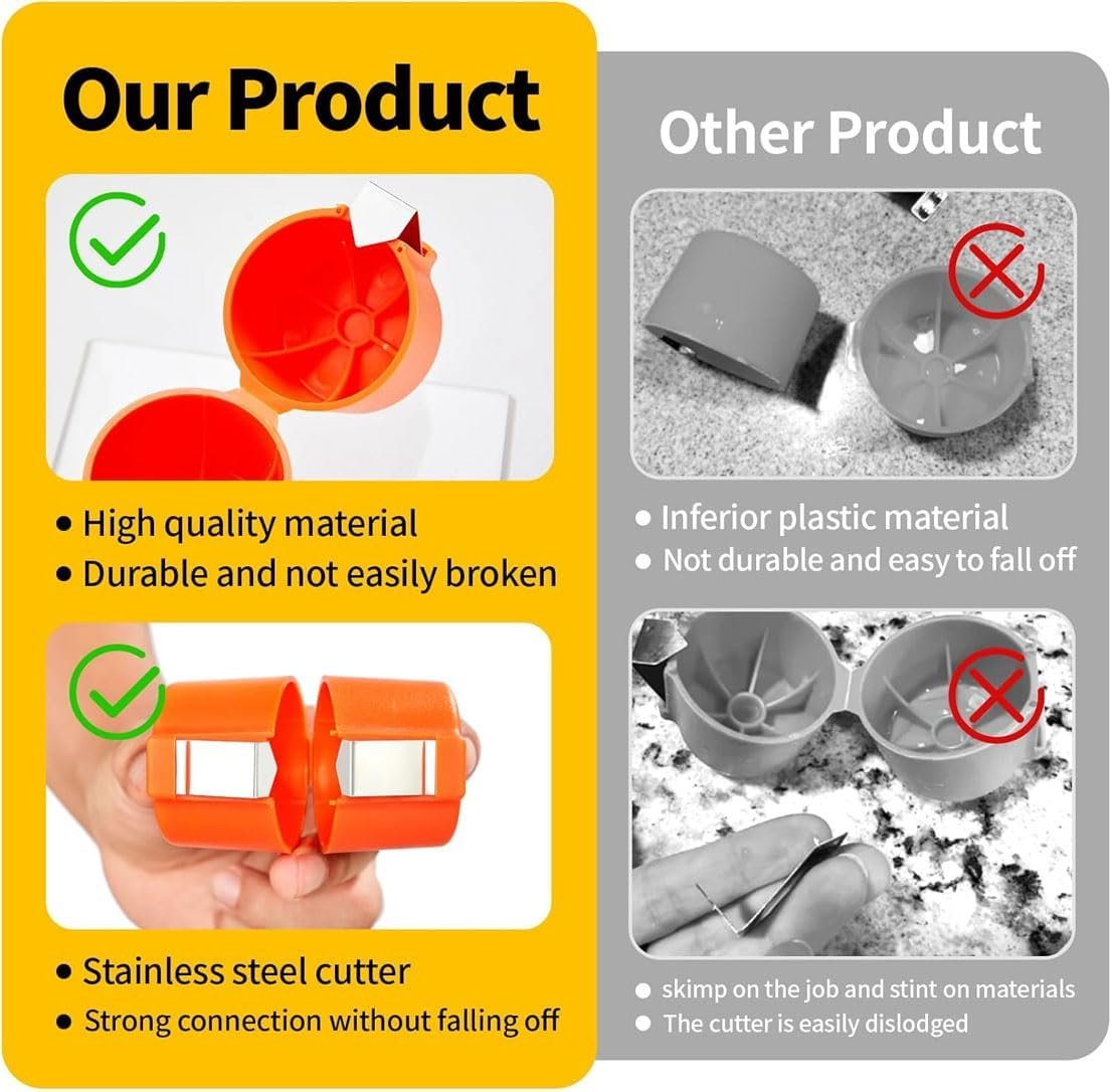 Miecux 3Pcs Egg Shell Opener Tool, Egg Shell Opener Separator for Cooking Camping Kitchen Gadgets, Cracker Tool for Raw, Kitchen Tools & Gadgets for Cooking, Baking