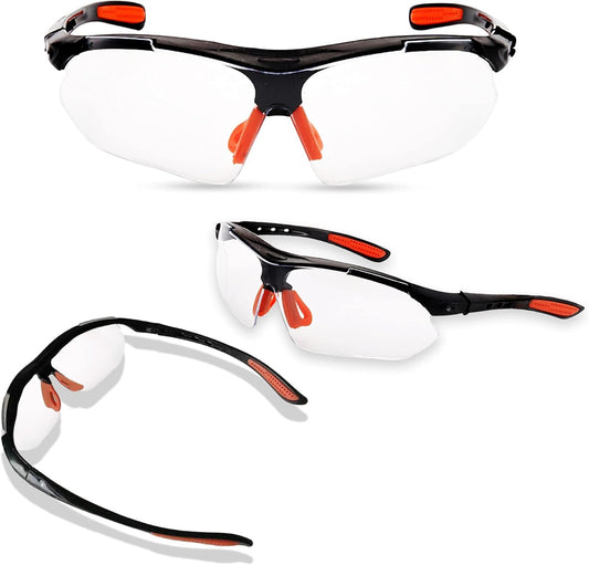 Protective Safety Glasses, Anti-scratch, Light, Durable, UV-protection, Comfortable