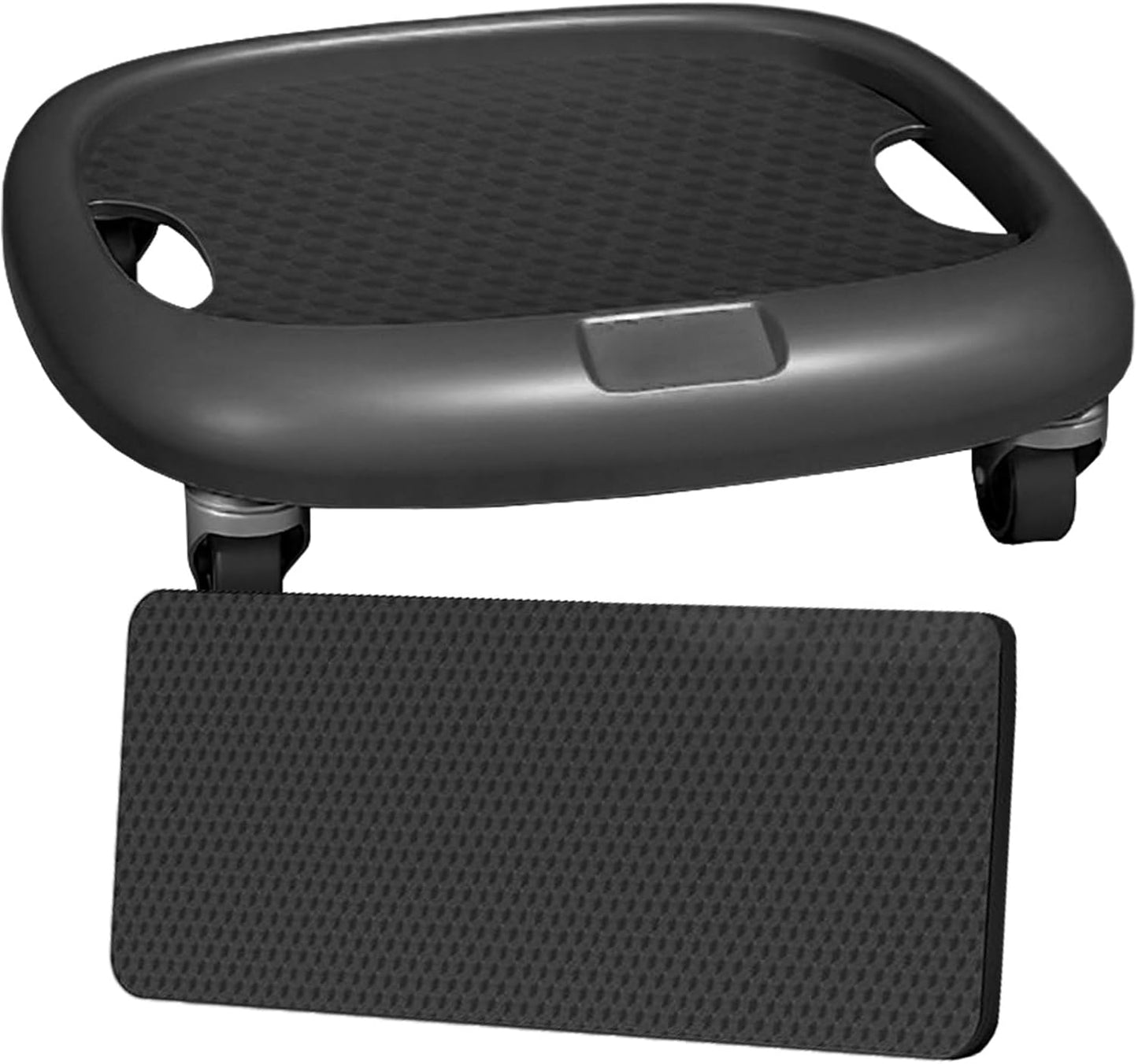 Ab Wheel, 360 gradi rotanti addominali Board, Core Trainer, Training Equipment with Mat, ABS Material Compact Gear Body Sculptor Waist Strength Fitness for Workouts, 620 g