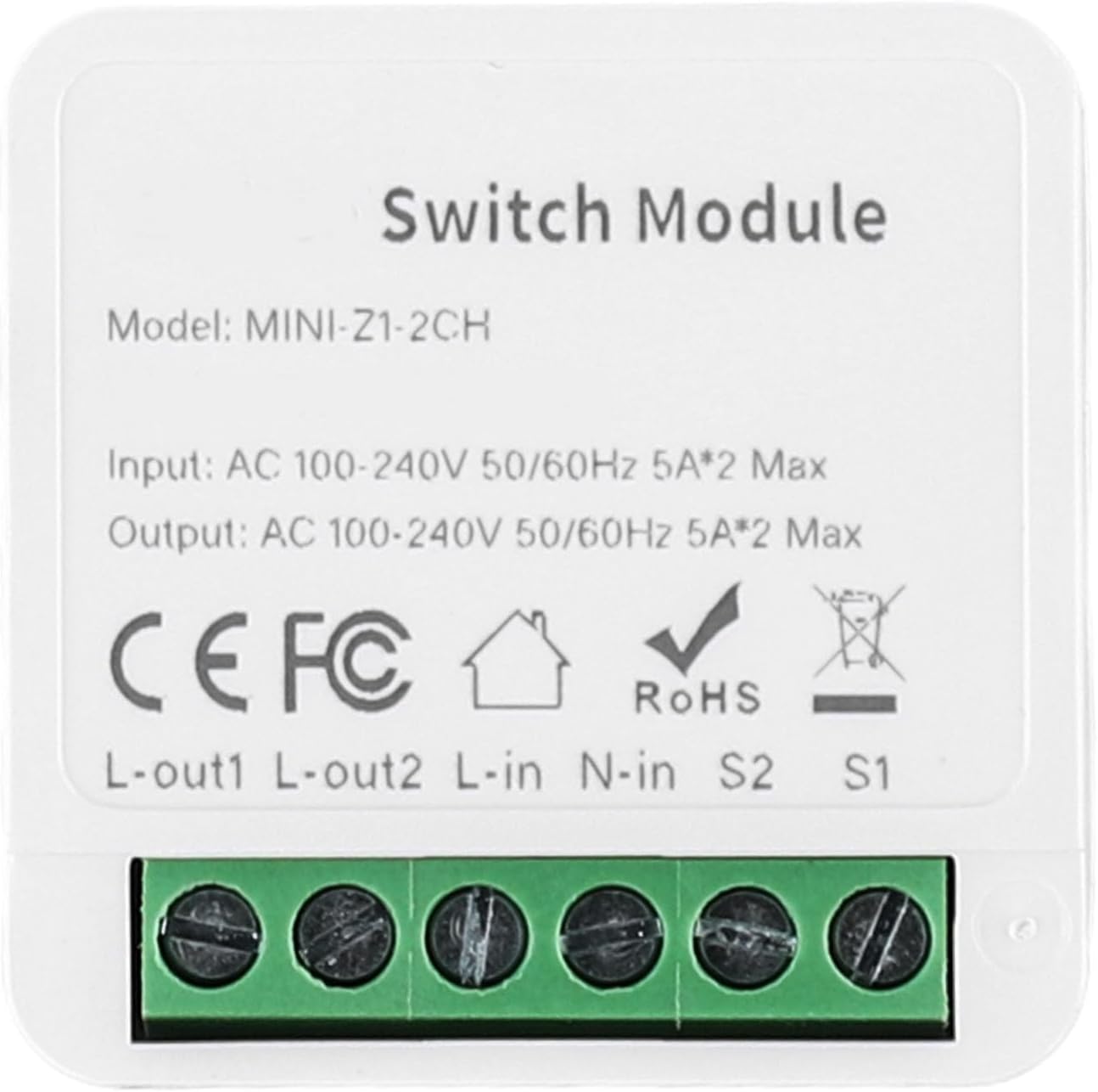 TransFor Form Your Home Lighting For Tuya Miniature For Smart Switch Module Fornisce accesso remoto tramite app e integrazione con assistenti vocali popolari (interruttori bidirezionali)