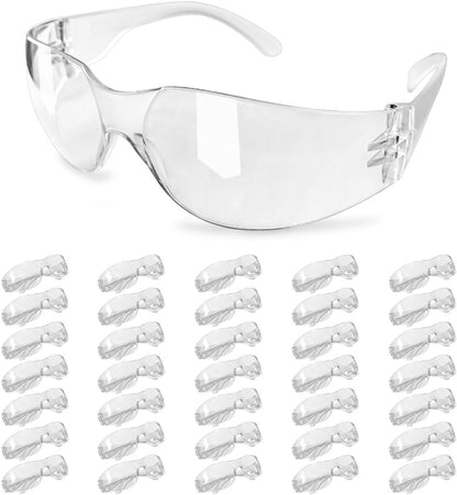36 Packs Safety Glasses for Men and Women - Clear Shooting Glasses and Goggles for Ultimate Eye Protection