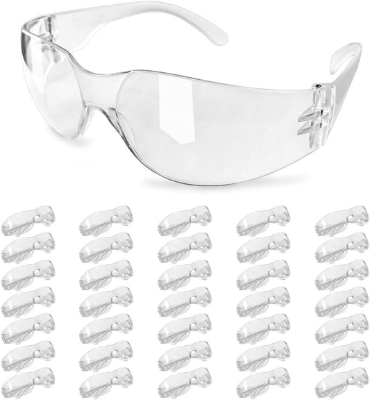 36 Packs Safety Glasses for Men and Women - Clear Shooting Glasses and Goggles for Ultimate Eye Protection