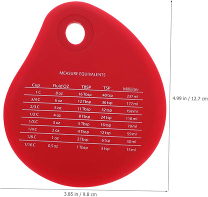 Gatuida 2 Pezzi Tagliafarina in Silicone silicio Utensili per Il Pane Cucchiaio Gadget Automatico Wok Raschietto Cucina Set Cucina Raschietto con Bilancia tagliapasta per la casa Rosso