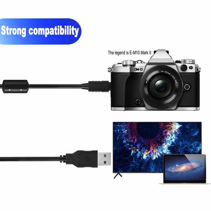 Digital Camera USB Adapter Cable CB-USB5/USB6/USB8 Data Sync Power Supply Charger Cord Compatible With Olympus Digital Cameras