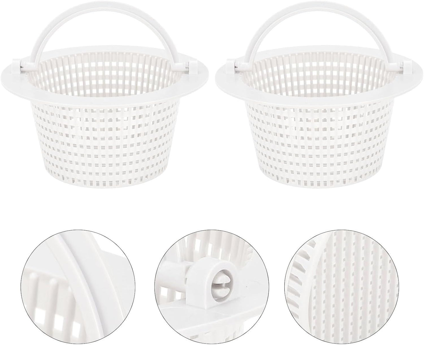 Essential Pool Cleaning Tool AboveGround Pool ThruWall Skimmer Basket, 513330 (2 pezzi)