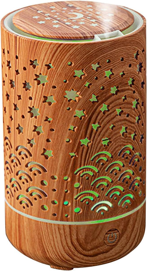 Oil Diffuser - Aroma Humidifier Purifier - Quiet Ultrasonic 4-in-1 Aroma Diffuser for Bedroom, Hotel, Kitchen, Living Room, Workplace