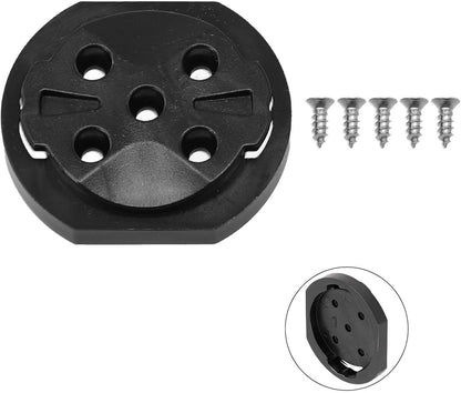 Cycling Computer Mount, Black Nylon Bike Computer Replacement Bike Mount Fixed Mount for Garmin Bike Parts for Bryton