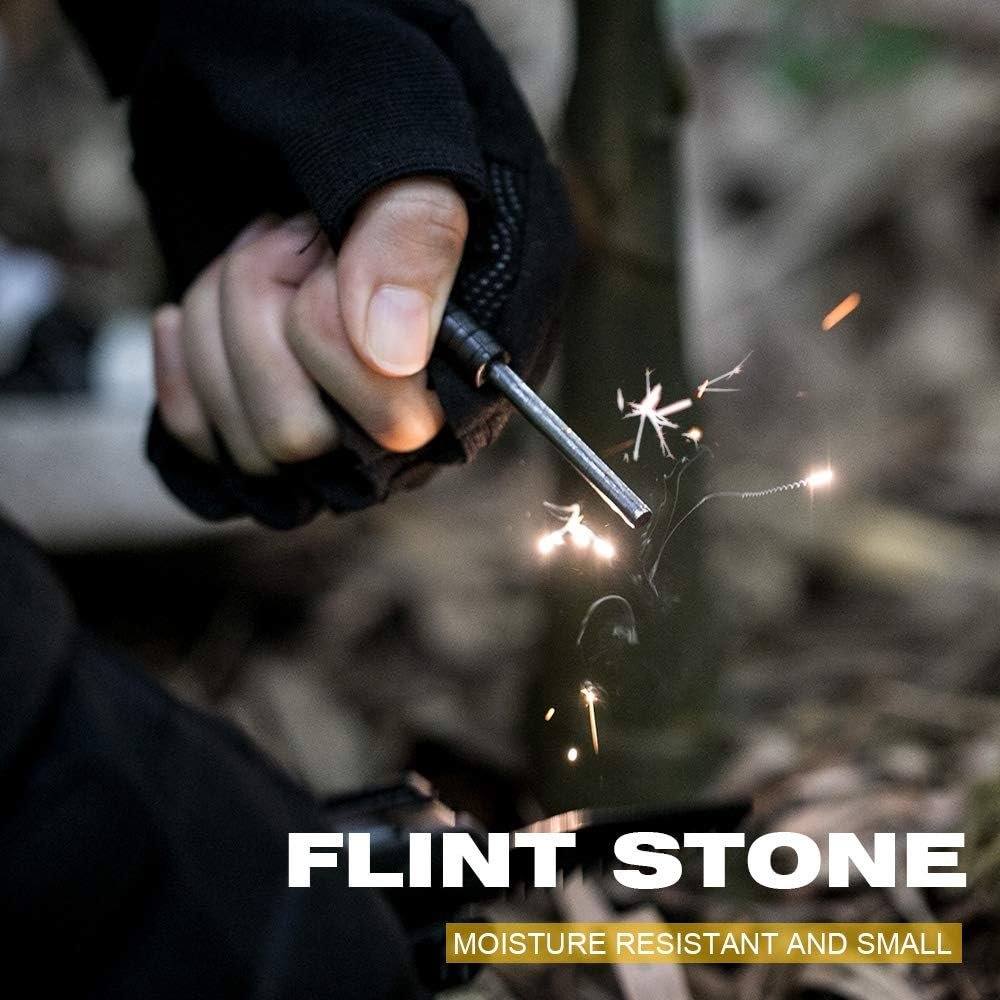 ROXON CM1349 Spark Survival Multitool Plier, 14-in-1 Multitools Folding Plier, Multipurpose Outdoor Survival Portable Multi Tool Set