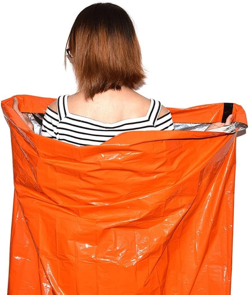 SIDUFHAOPKLL Outdoor Handy First Aid Blanket PE Foil Warming Blanket Camping Emergency Tent First
