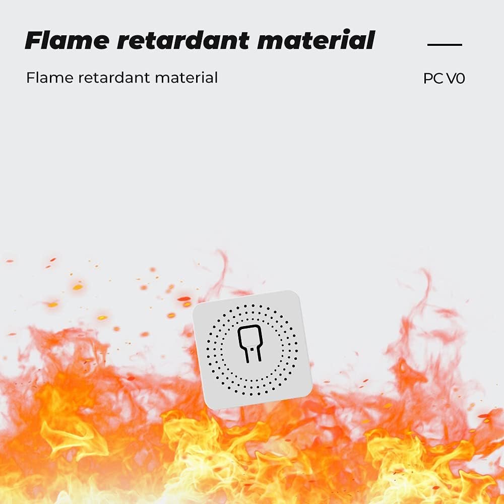 xinyee Mini WiFi Switch Module 16A Wi-Fi Intelligent Relay Light Switch APP Remote Control Voice Control DIY Breaker Module Home Appliance Automation (AC 100-240V)