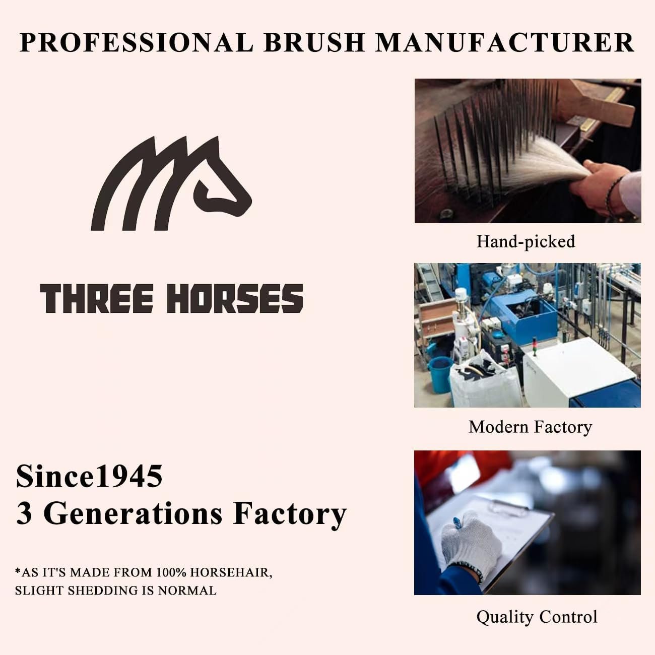 Horse Hair Shoe Brush Shoe Cleaning Brush Kit Horsehair Leather Boots Polish Shine Cleaner Brush Dauber Applicator (Black)