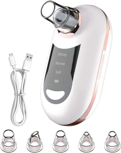 Pore Remover, Whitehead Remover, 3 Suction Tool Settings, Usb Charging Vacuum Extractor for Home, Men Daily Routine, Bath Time, Teenager Travel, 3.94x1.42x2.17 inches