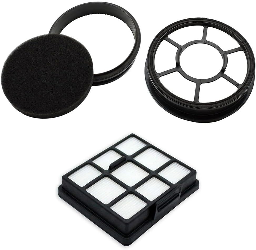 Cleaning Essentials include due filtri per contenitore della polvere e un filtro di scarico compatibile con VCM43B16H, B07C41FMF1
