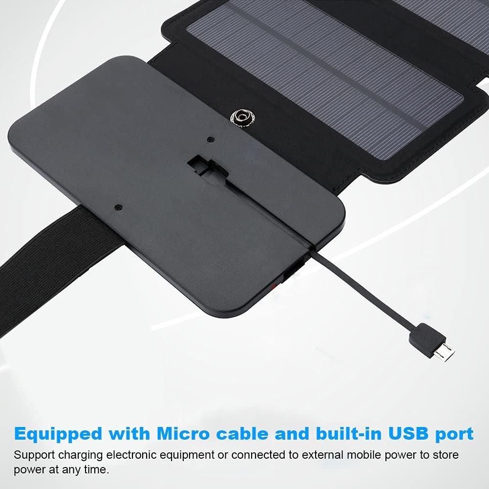 Topyond Solar Power Bank 25000mAh Foldable Solar Panel Charger, USB Portable Battery Pack with Solar Charging for Camping Hiking Travel