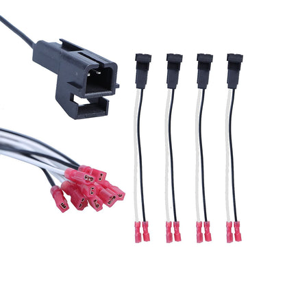 4 Pack Speaker Harness Replacement for GM Motors Buick Front Rear Door Speaker Wiring Harness Adapter 72-4568 - Door Speaker Replacement