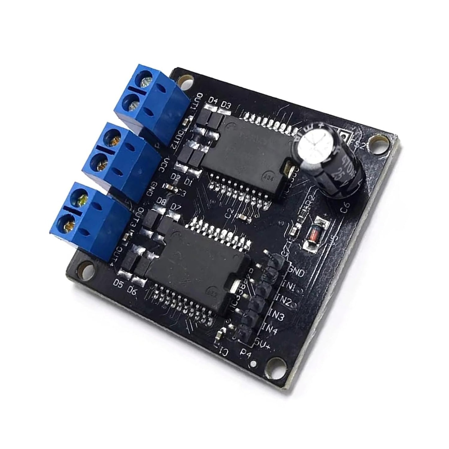 MC33886 Motor Driver Module 5A Stepper Motor Module 4 Way Outputs Motor Driver for Industrial Automation Home Robotics
