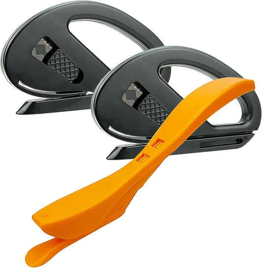Umaki 3 Pack Safety Knife Tool - Vinyl Film Cutter for Automotive, Craft, Home & Office Use