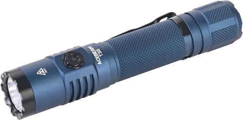 ACEBEAM T35 Tactical EDC Flashlight Gifts for Men, 1600 High Lumens Flashlight Rechargeable, Dual Switches Tactical Flashlight, Super Bright Pocket LED Flashlight for Emergency, Camping