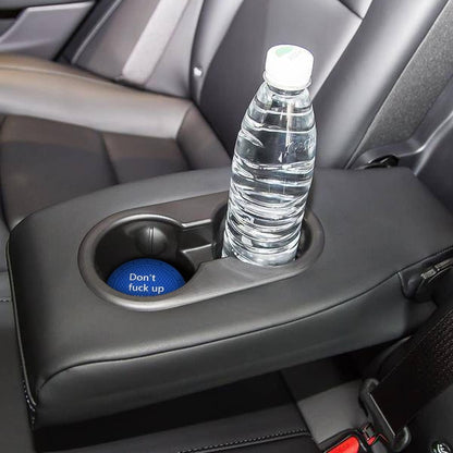 Car Cup Holder Coasters, 2 Pcs 2.75 Inch Non-Slip PVC Insert Cup Coaster, Anti-Scratch Auto Cup Mats for Women Men, Vehicle Interior Accessories Universal for Car, SUV, Truck (Blue-4)