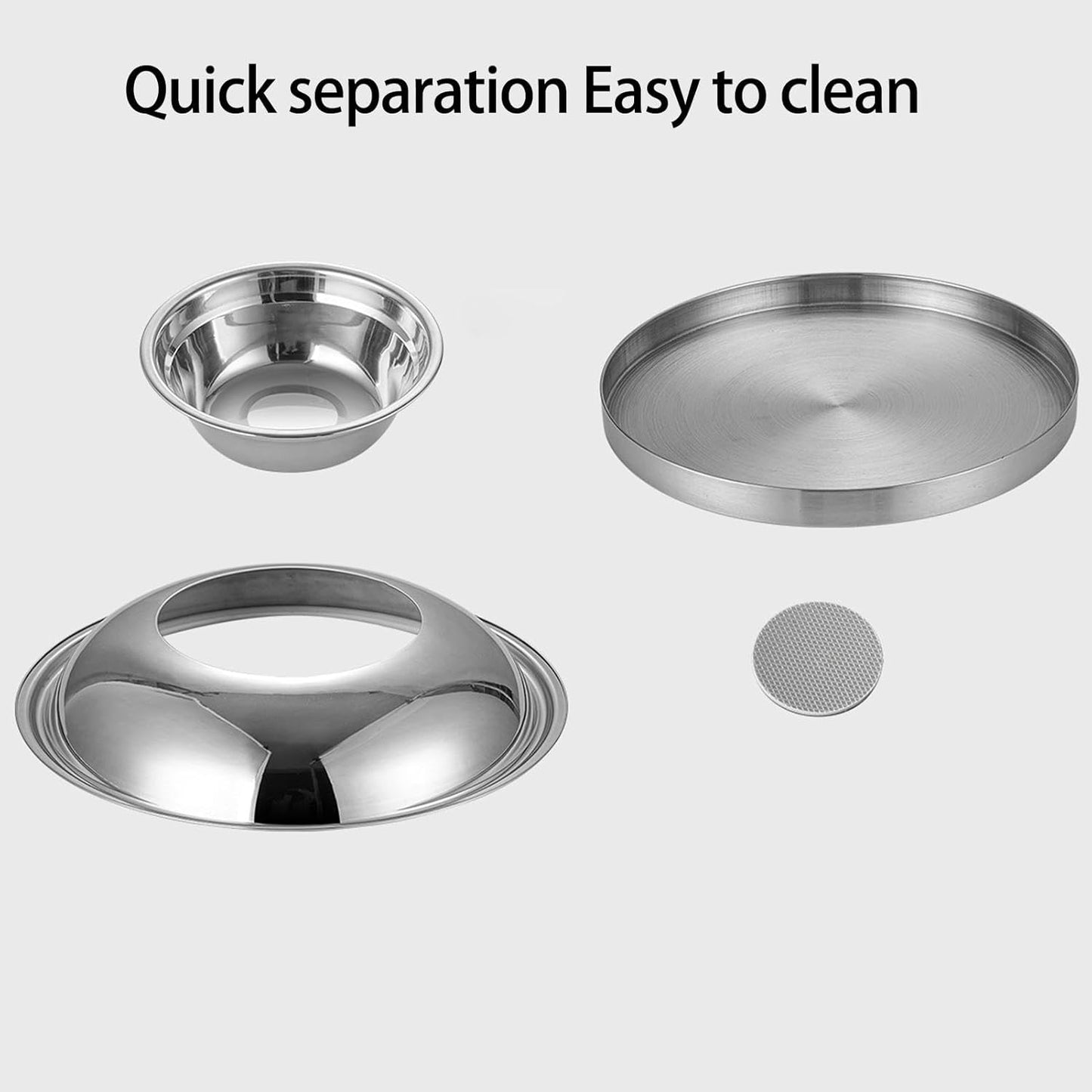 Ciotola integrata per cani con irrigazione lenta, con cuscinetto in silicone antiscivolo, ciotola per mangiare cuccioli di gattino e pollo a cubetti