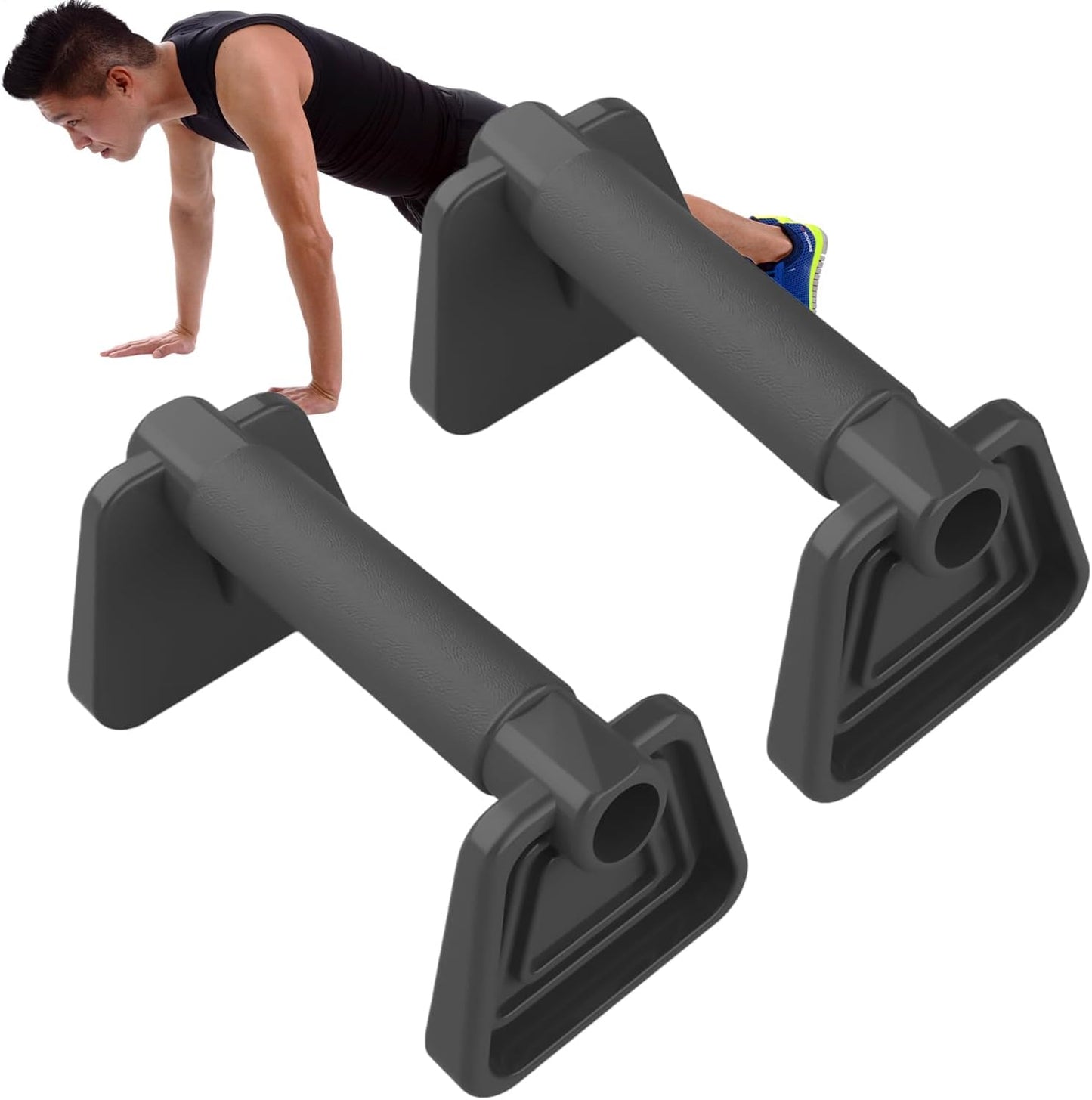 Push Up Bar, Strength Training Pushup Equipment, Portable Exercise Gear, Aesthetic Modern Touch, Ideal for Floor Workouts, Home Gym Use, Suitable for Men and Women Fitness, 14.5 cm