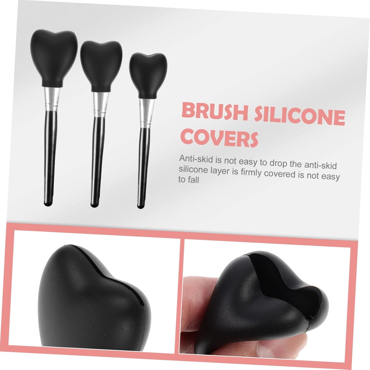 SHERCHPRY 3Pezzi Coperture Protettive per Silicone Accessori per Makeup per Conservazione e Asciugatura Dei