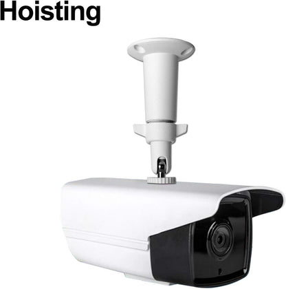 Security Camera Wall Mount Bracket (1/4'') Adjustable Indoor/Outdoor Mount Compatible with Arlo, WYZE, Amcrest, TENVIS, Faleemi, Wansview, CCTV Camera and Other Compatible Models (2 Pack / White)