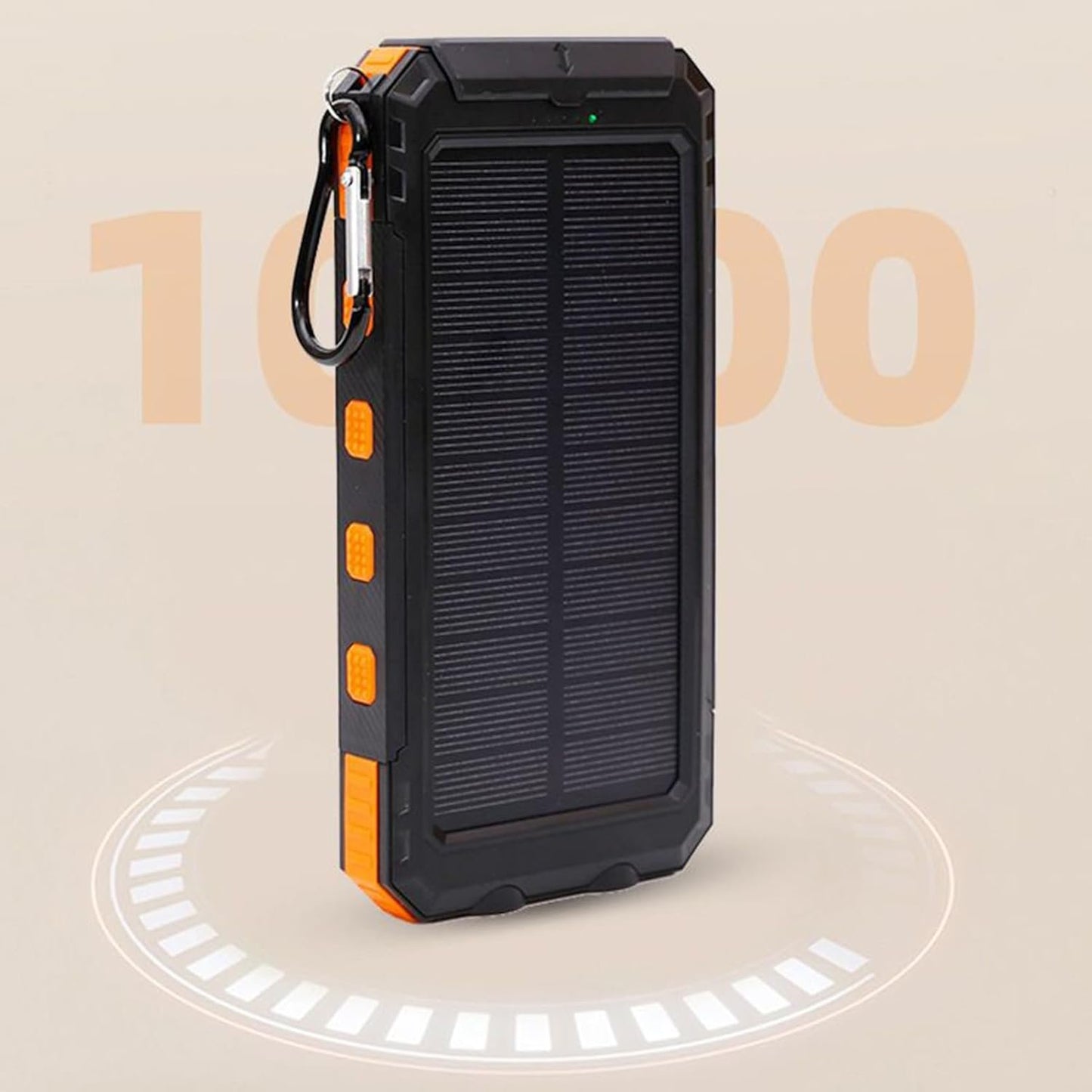 Solar Portable Charger | Cell Phone Charger,20000mAh Wireless Fast Charging Device with Flashlight for Outdoor Camping