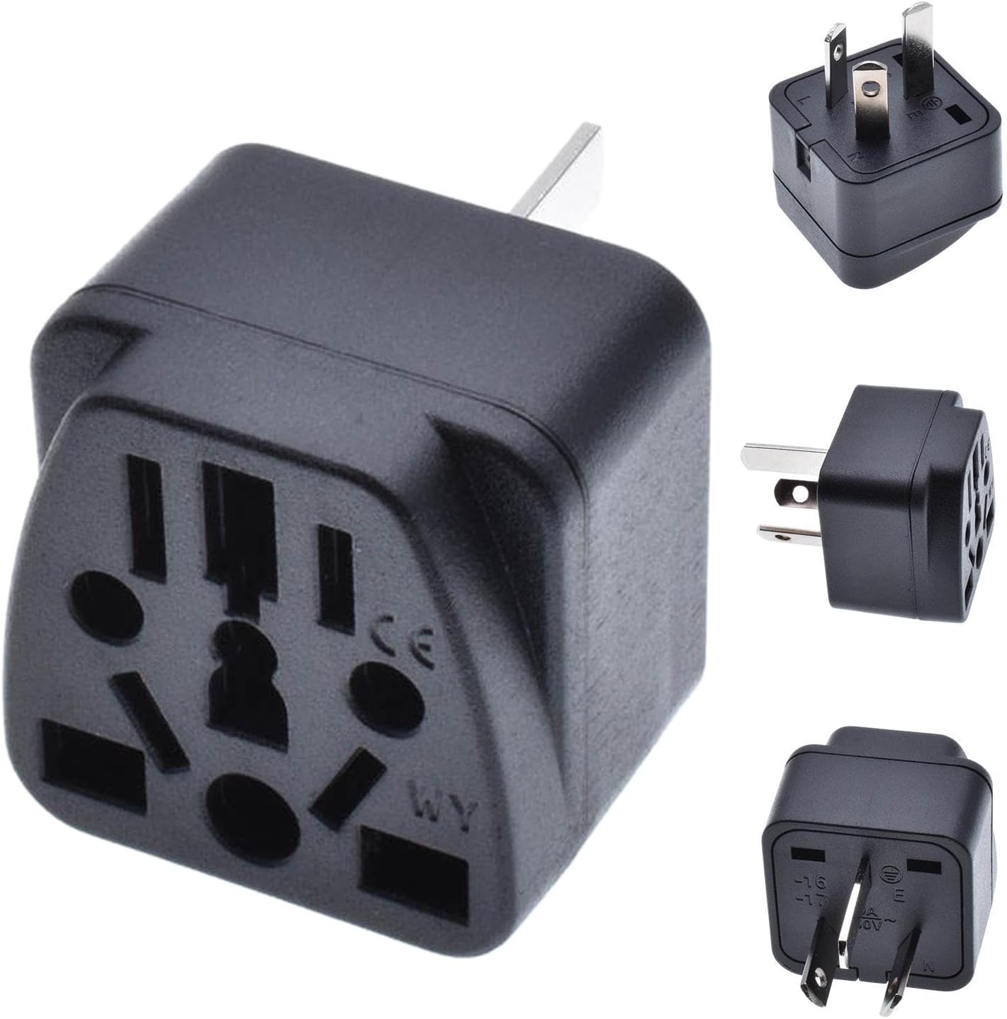 Travel Plug Adapter - UK Au 3 Socket Charger Adapter | Electronic Device Charging Accessories for Travel, Business Travel, Australia. Bseid