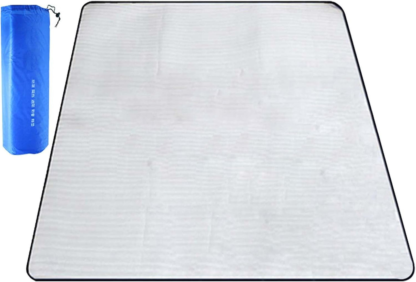 Foil Tent Mat, Portable Floor Mat, Waterproof Picnic Blanket, Aluminum Camping, Outdoor Hiking Gear, Climbing Carpet, Insulated Ground Sheet for Travel 78.74x78.74 inches