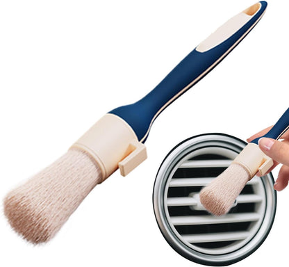 mivceklw Car Detailing Brush, Cleaning Tool, Interior Duster, 360 gradi Rotating Head, No Scratch Bristles Black Fot Dashboard Vents and Upholstery Care, 8,6 x 1,4 x 1,4 pollici