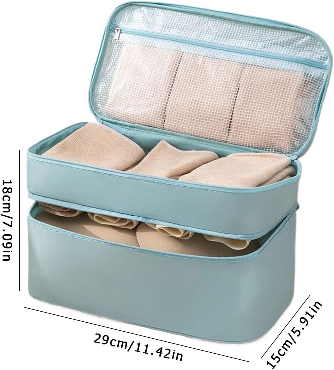Undergarment Travel Bag – Lingerie Packing Bag, Underwear Organizer | Pieghevole Travel Storage Pouch, Multifunctional Clothes Bag Portable, Compact Garment Holder for Suitcase Organization