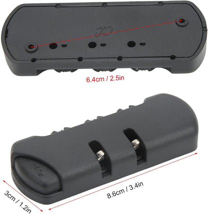 Luggage Password Lock,High Security 3 Digit Password Frosted Texture Replacement Luggage Lock for Suitcases Tool Boxes