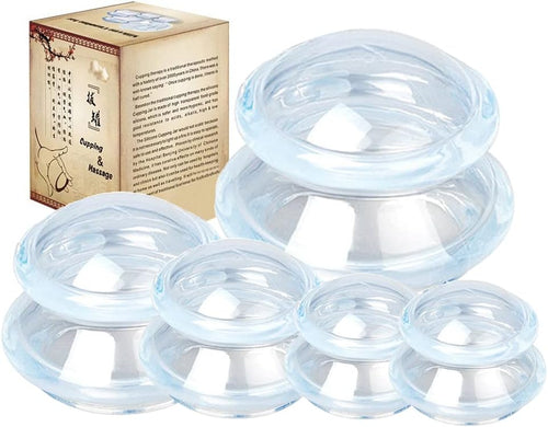 Shinefuture Cupping Therapy Set, Massage Cupping Therapy Sets,Silicone Cupping Therapy Sets ,Massager Tools for Joint Pain Relief, Self Silicone Massage Cups for Deep Muscle